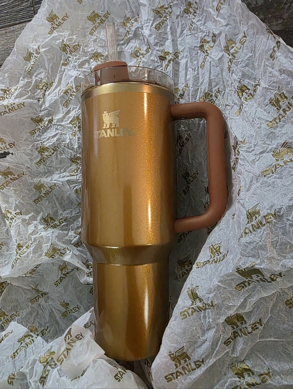 Stanley 40oz Tumbler Limited Edition Copper Tinsel